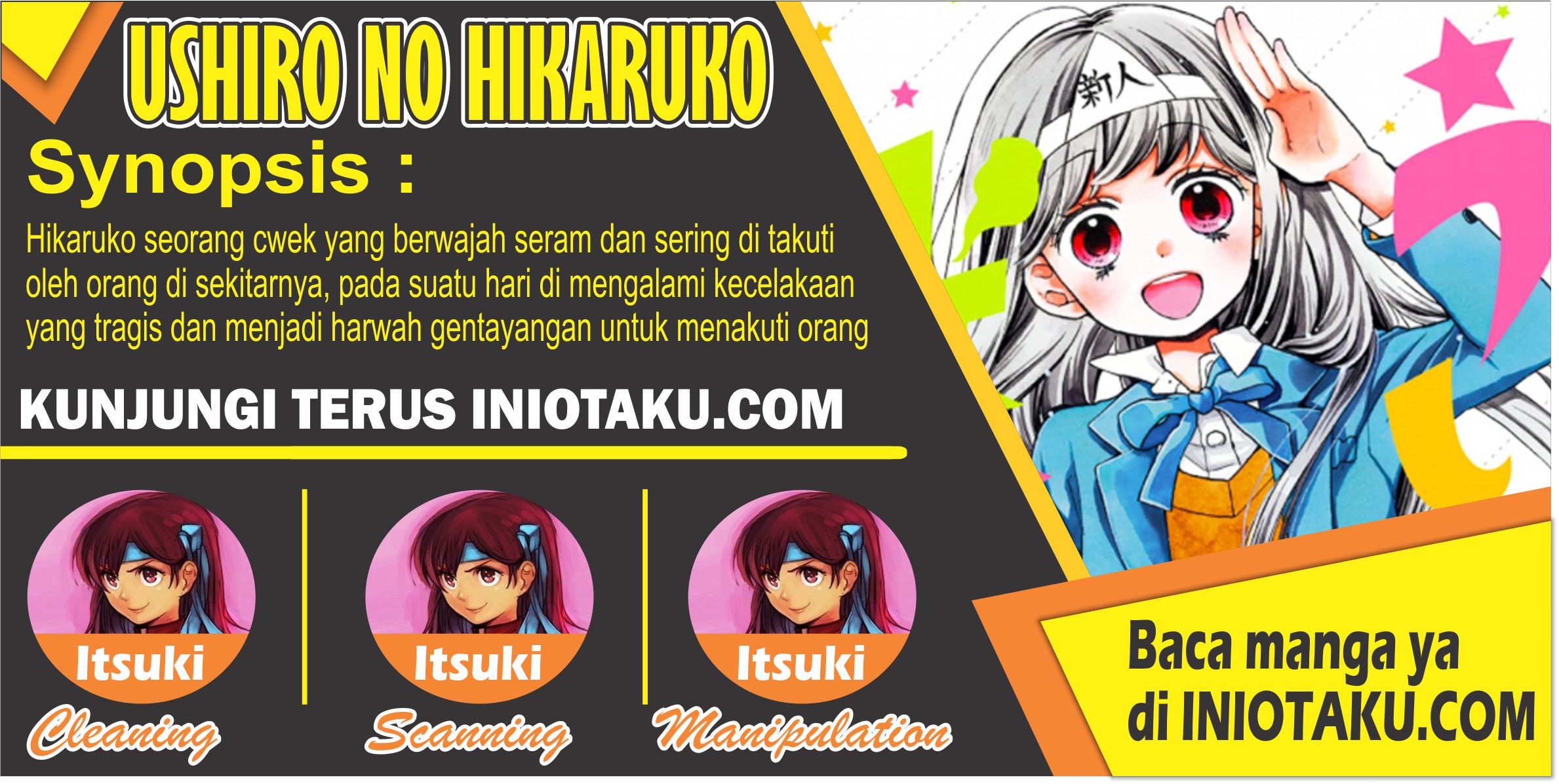 Ushiro no Hikaruko-chan Chapter 01.1 Gambar 1